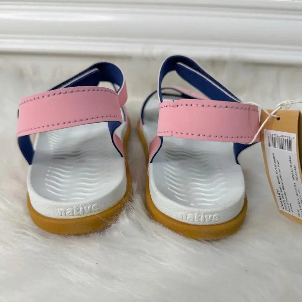 New Native Charley Lightweight Velcro Sandals Size J3
